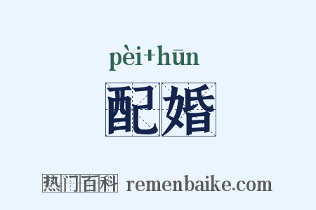 配婚是什么意思的图片